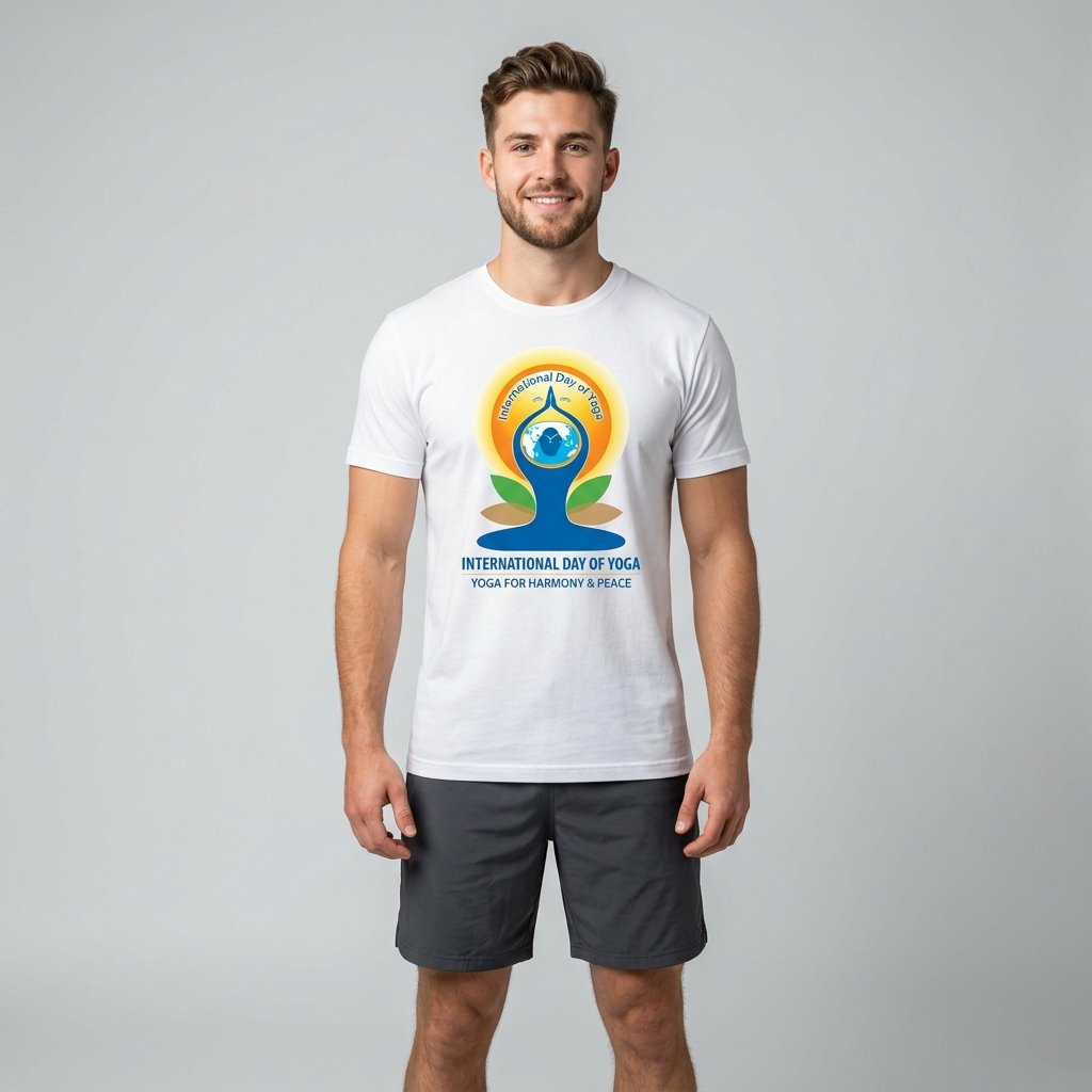 Yoga Day T-Shirt Front
